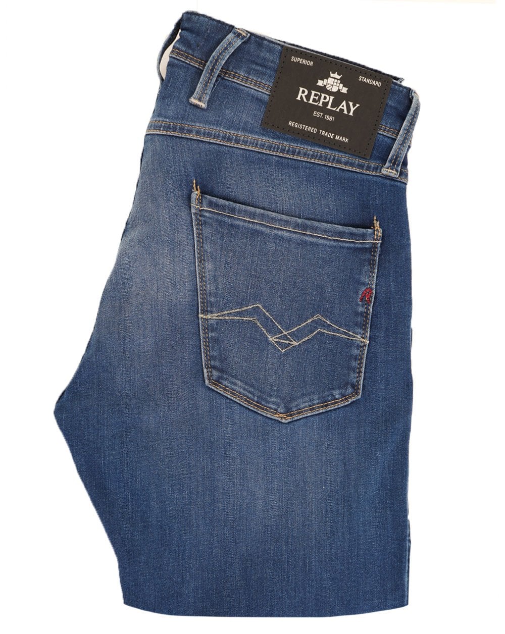Replay Power Stretch Anbass Slim Fit Jeans Dark Blue