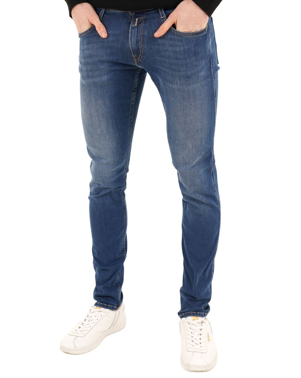 Replay Power Stretch Anbass Slim Fit Jeans Dark Blue