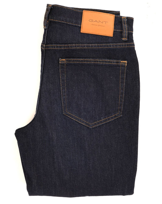 Gant Jeans Regular Fit Dark Blue Broken In