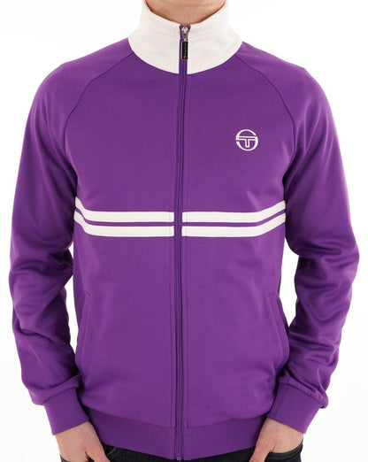 Sergio Tacchini Dallas Track Top Purple / Gardenia