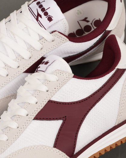 Diadora Cross Trainers White / Burgundy