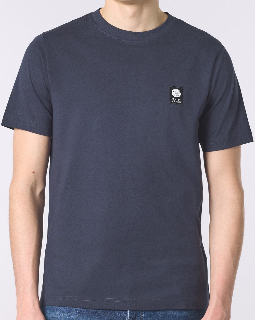 Pretty Green Sinclair T Shirt Navy