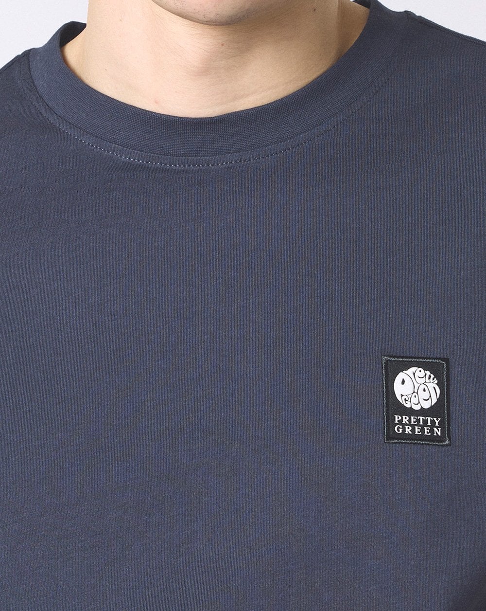 Pretty Green Sinclair T Shirt Navy