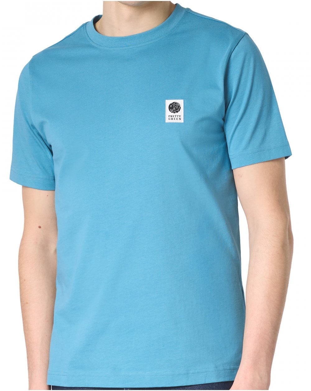 Pretty Green Sinclair T Shirt Blue