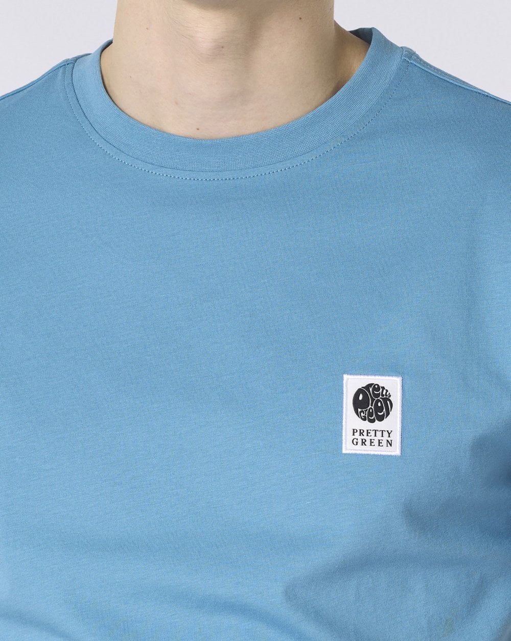 Pretty Green Sinclair T Shirt Blue