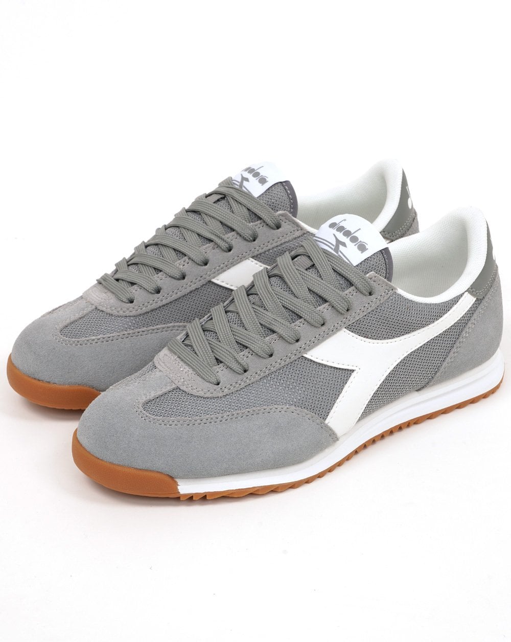 Diadora Cross Trainers Gray Limestone