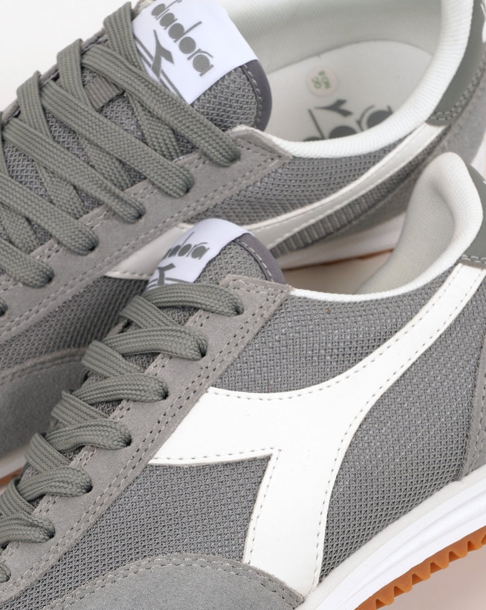 Diadora Cross Trainers Gray Limestone