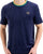 Sergio Tacchini Monte Velour T Shirt Navy Blue