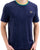 Sergio Tacchini Monte Velour T Shirt Navy Blue