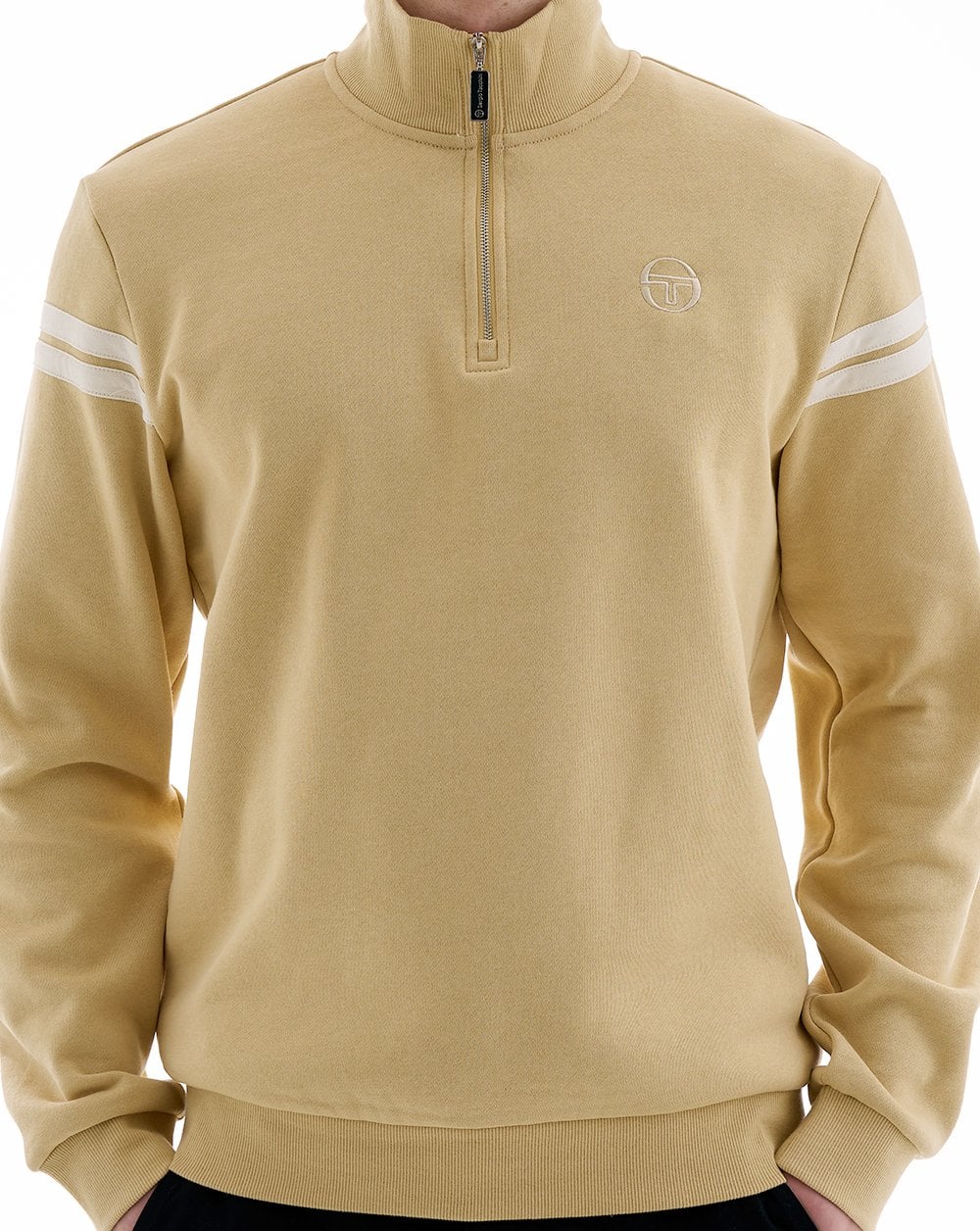 Sergio Tacchini Maurizio 1/4 Zip Sweat Sand