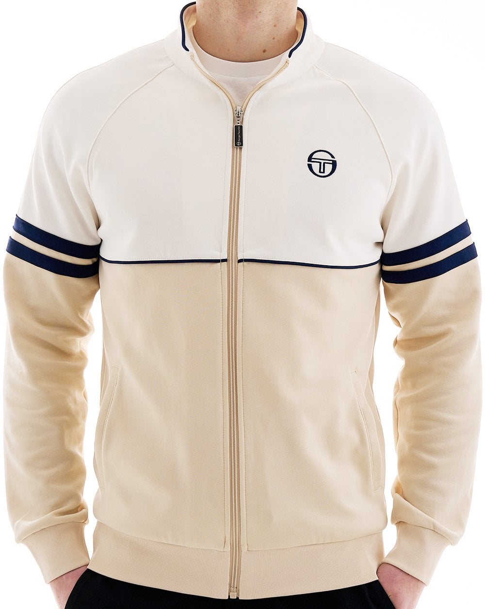Sergio Tacchini Orion Track Top Gardenia / Sandshell