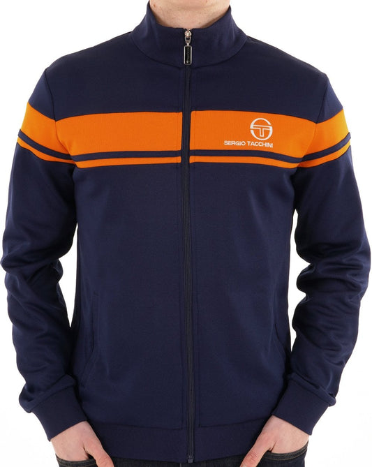 Sergio Tacchini Masters Track Top Navy Blue/Orange