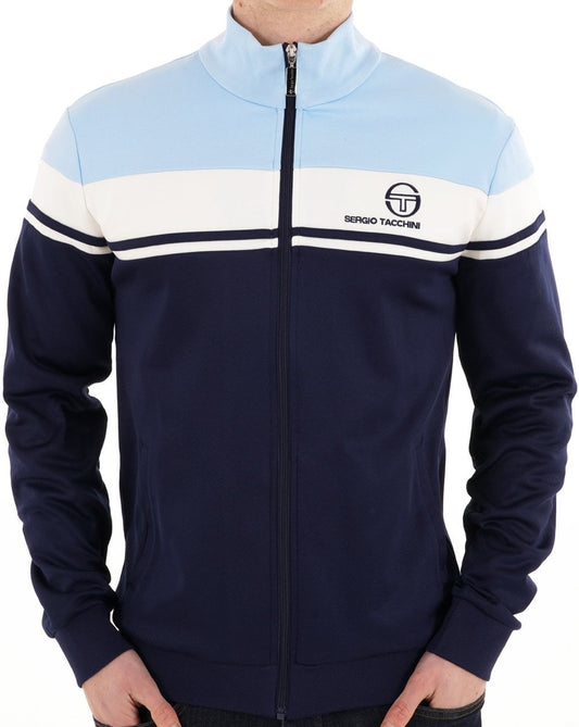 Sergio Tacchini Sergio Tacchini Masters Track Top Navy Blue/Gardenia/Sky