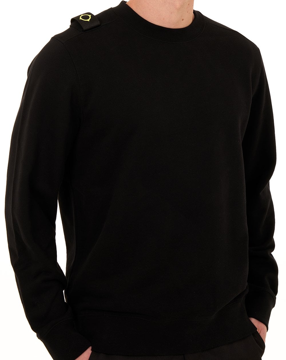 MA.STRUM Crew Sweatshirt Jet Black