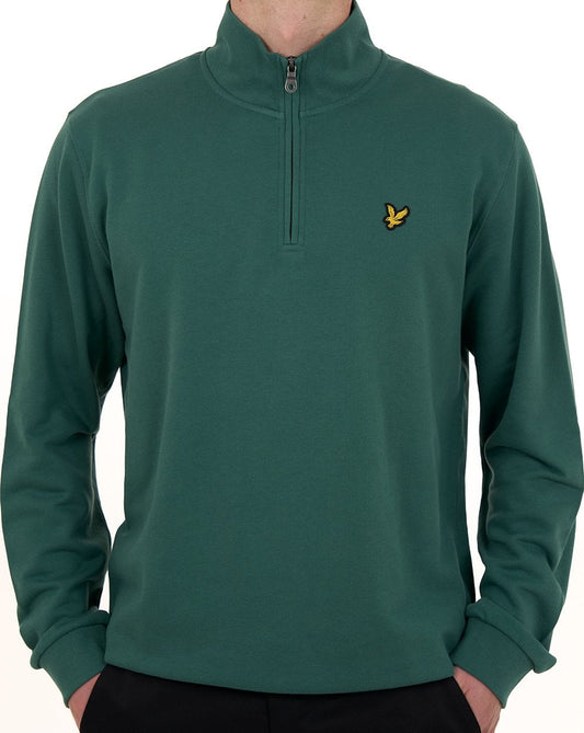 Lyle & Scott 1/4 Zip Sweatshirt Everglade