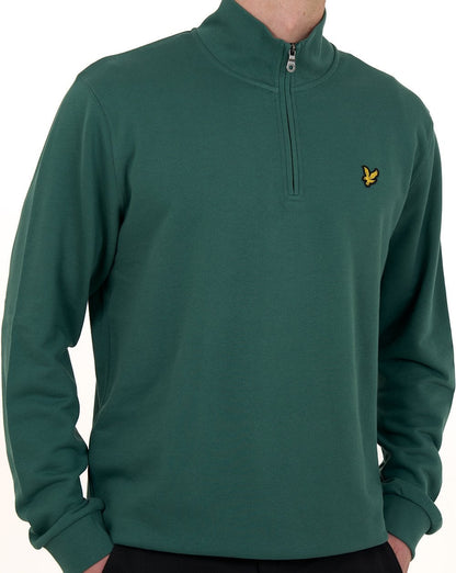 Lyle & Scott 1/4 Zip Sweatshirt Everglade