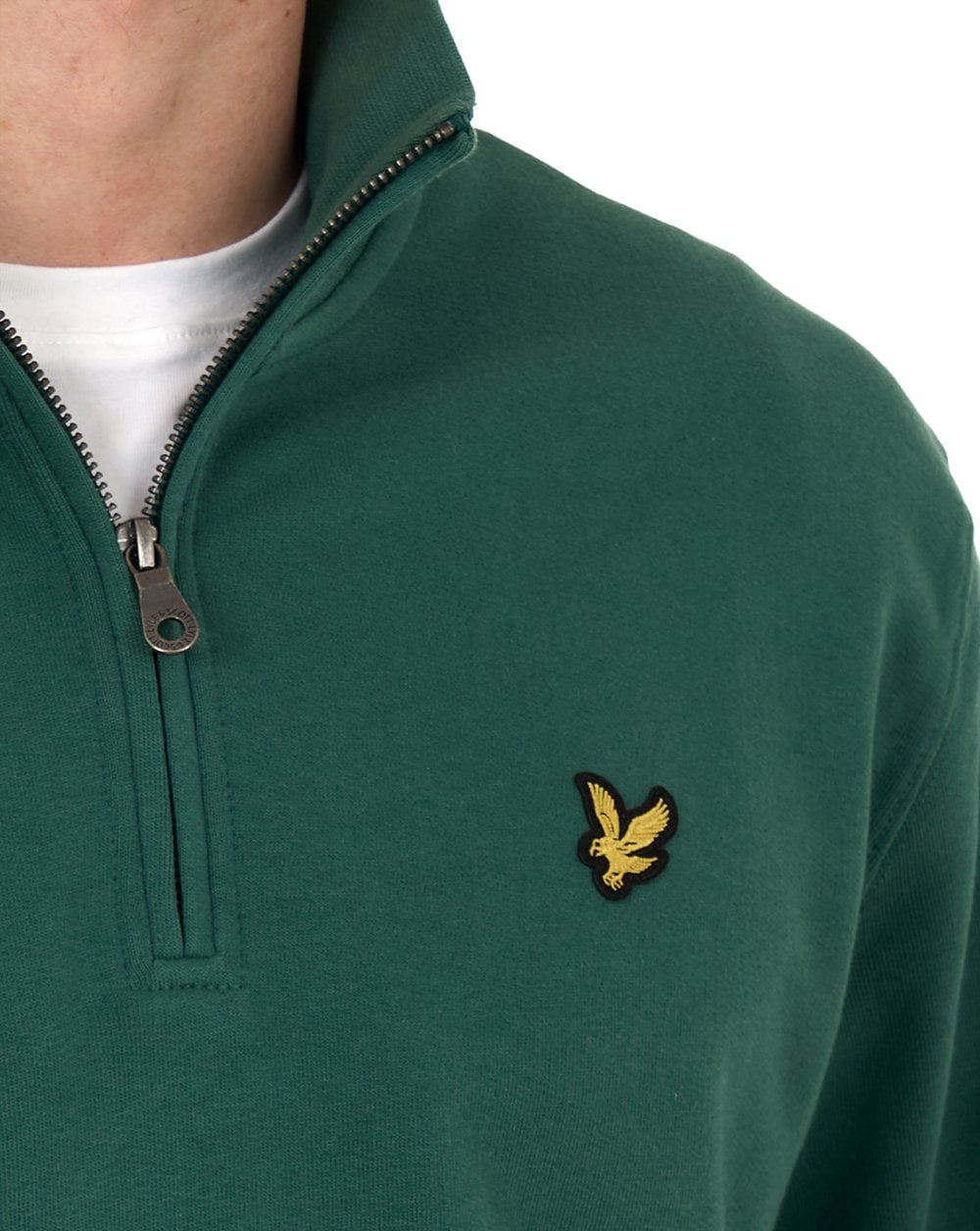 Lyle & Scott 1/4 Zip Sweatshirt Everglade