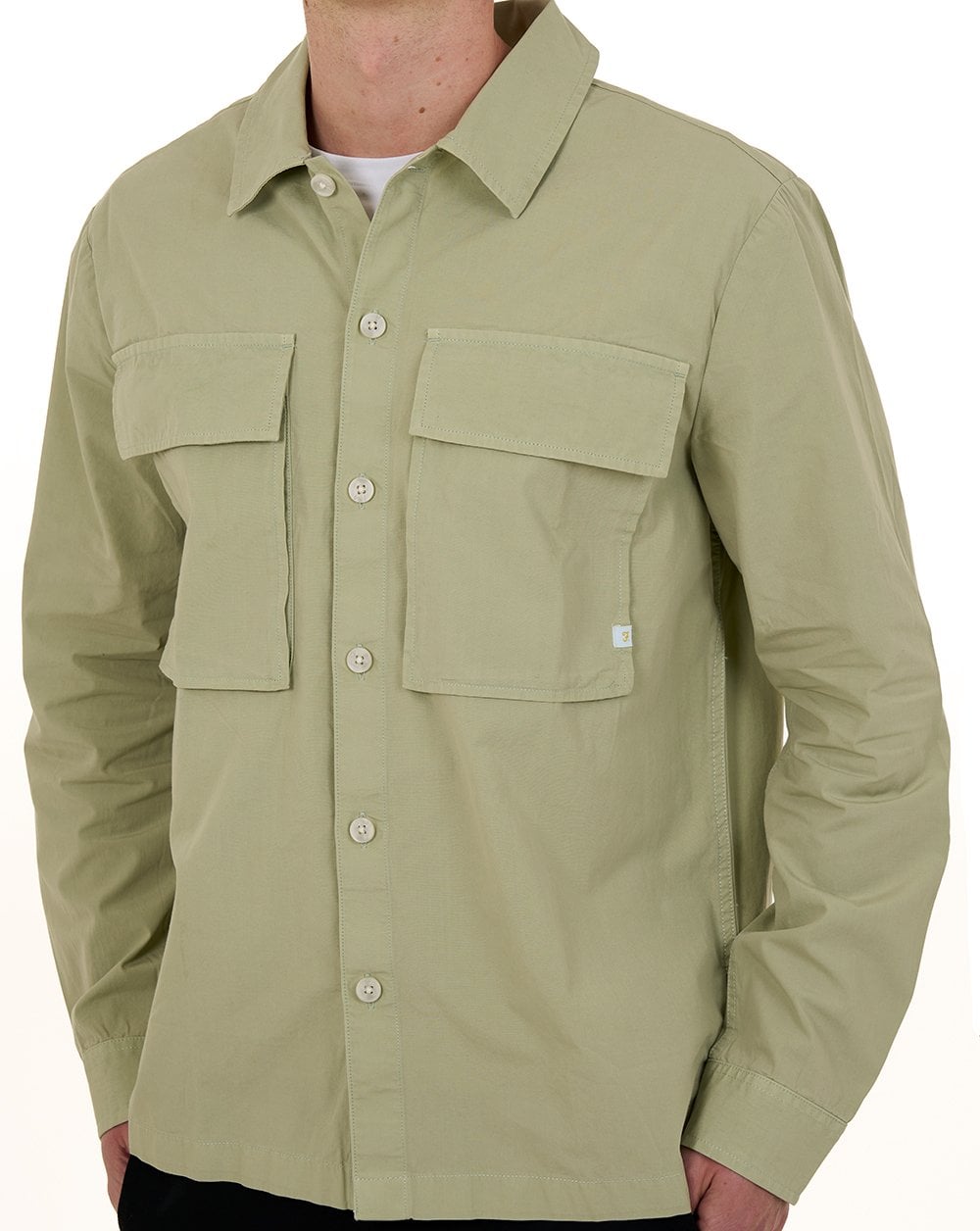Farah Ralph Overshirt Green Shade