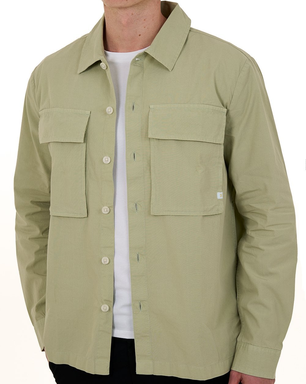 Farah Ralph Overshirt Green Shade