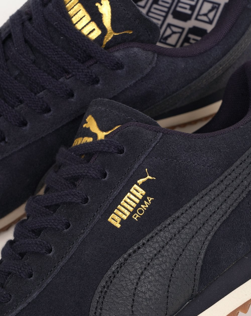 Puma Roma Suede Trainers Navy