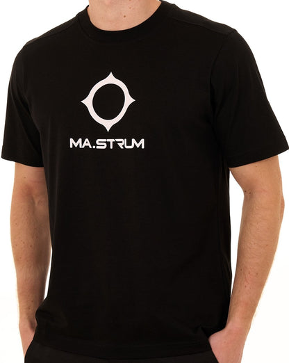 MA.STRUM Beam Logo T Shirt Jet Black