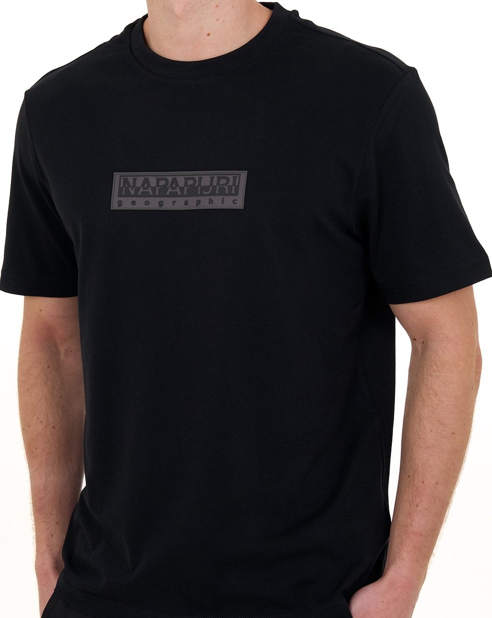 Napapijri Small Box Logo Tee Black