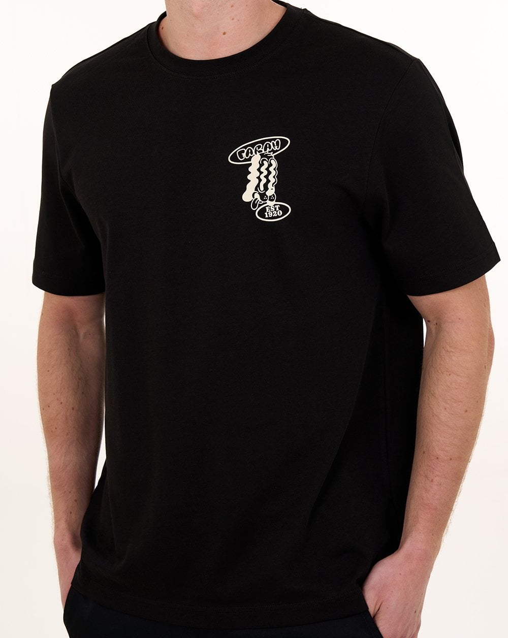 Farah Tristan Graphic Tee Black