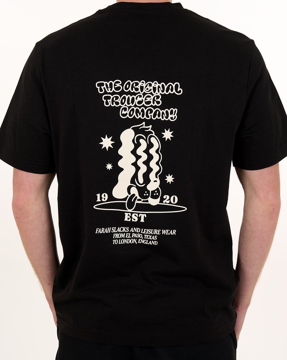 Farah Tristan Graphic Tee Black