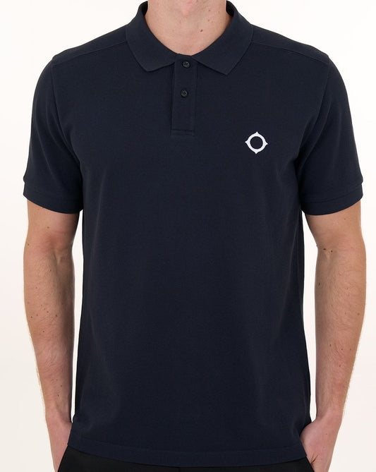 MA.STRUM Pique Polo Ink Navy