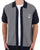 Pretty Green Roxy Knit Short Sleeve Shirt Grey/Navy