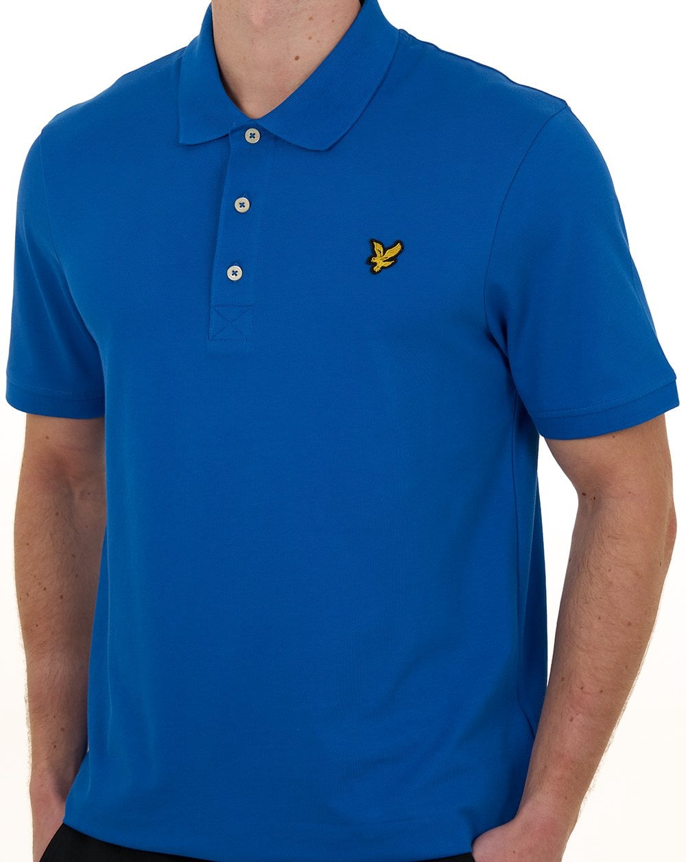 Lyle & Scott Plain Polo Shirt Lucid Blue
