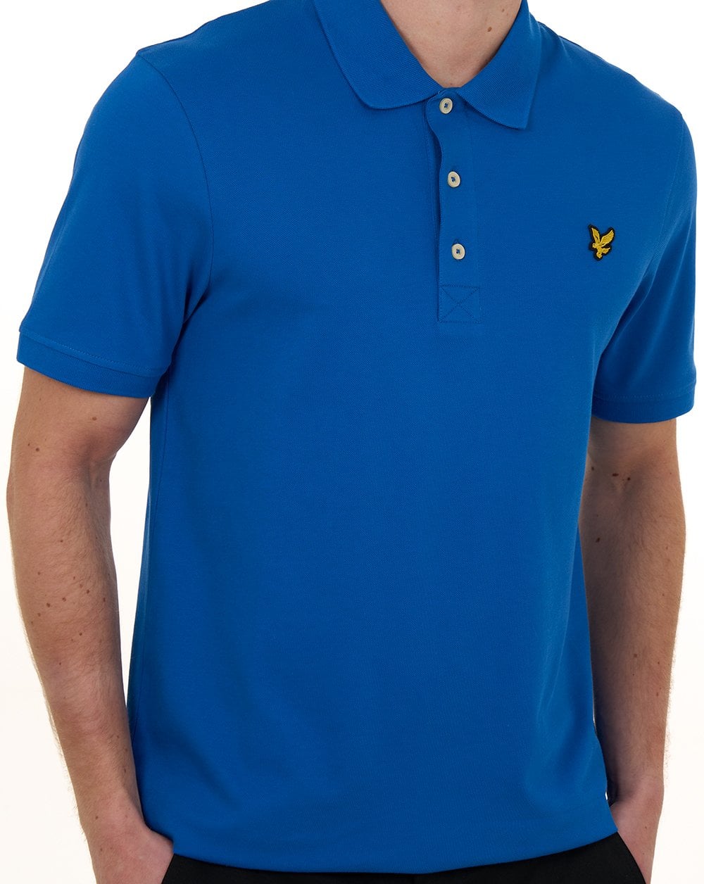 Lyle & Scott Plain Polo Shirt Lucid Blue