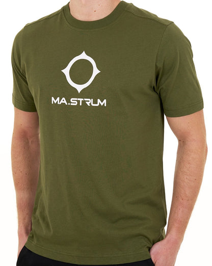 MA.STRUM Beam Logo T Shirt Bronze Green