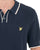 Lyle & Scott Tipped Pique Knitted Polo Dark Navy