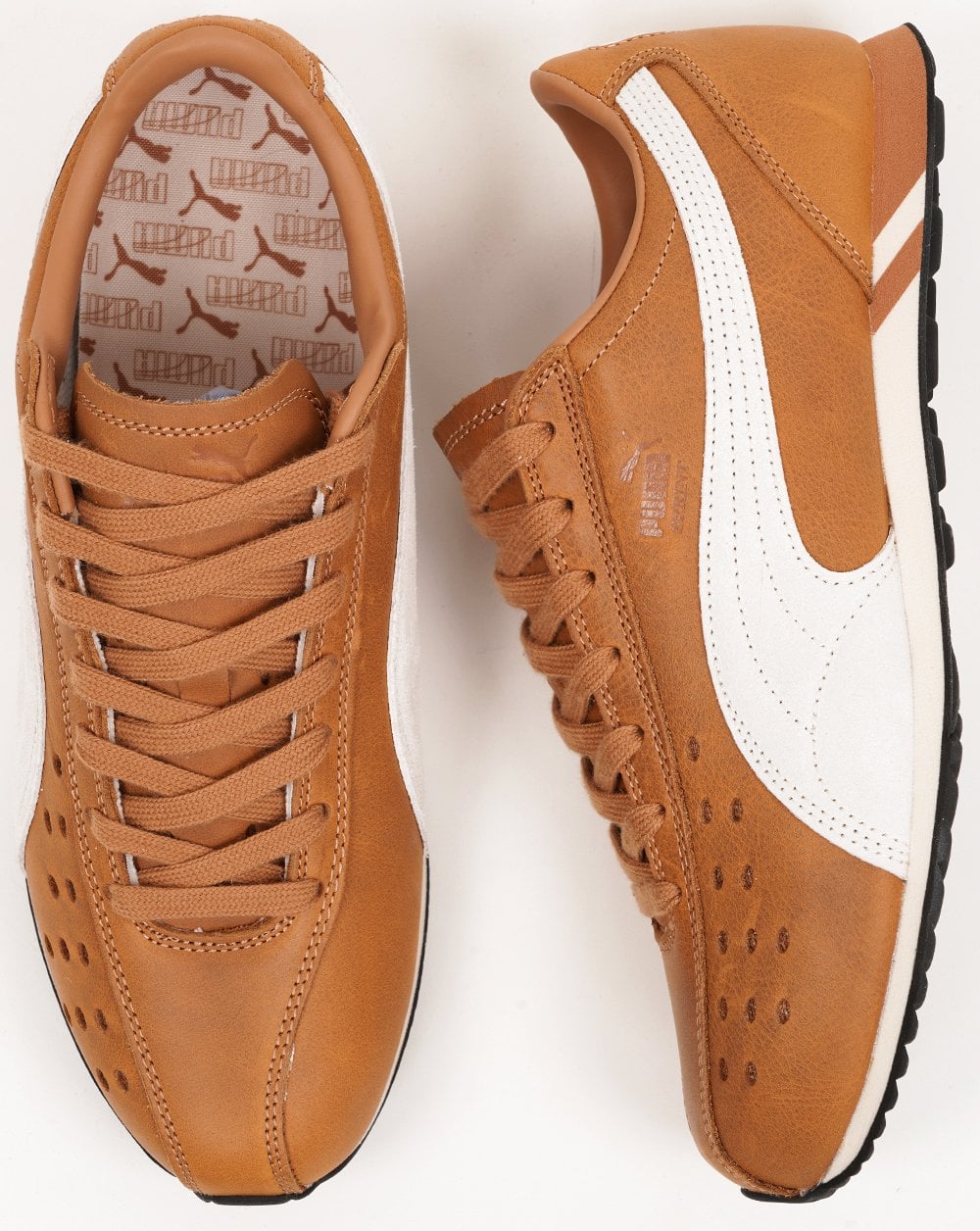 Puma Sprint Premium Trainers Tan