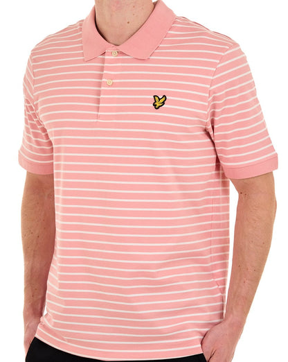 Lyle & Scott Breton Polo Shirt Pink