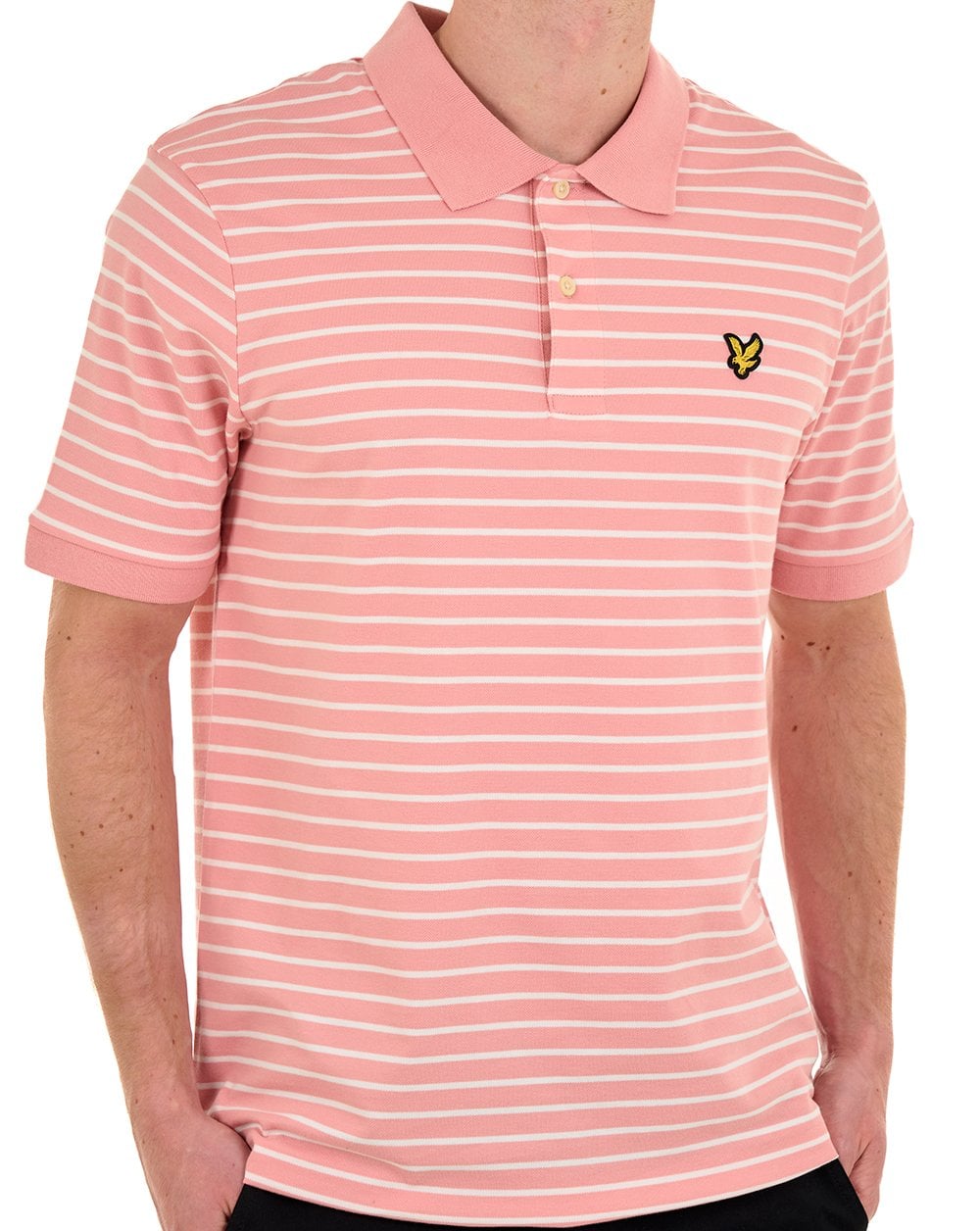 Lyle & Scott Breton Polo Shirt Pink
