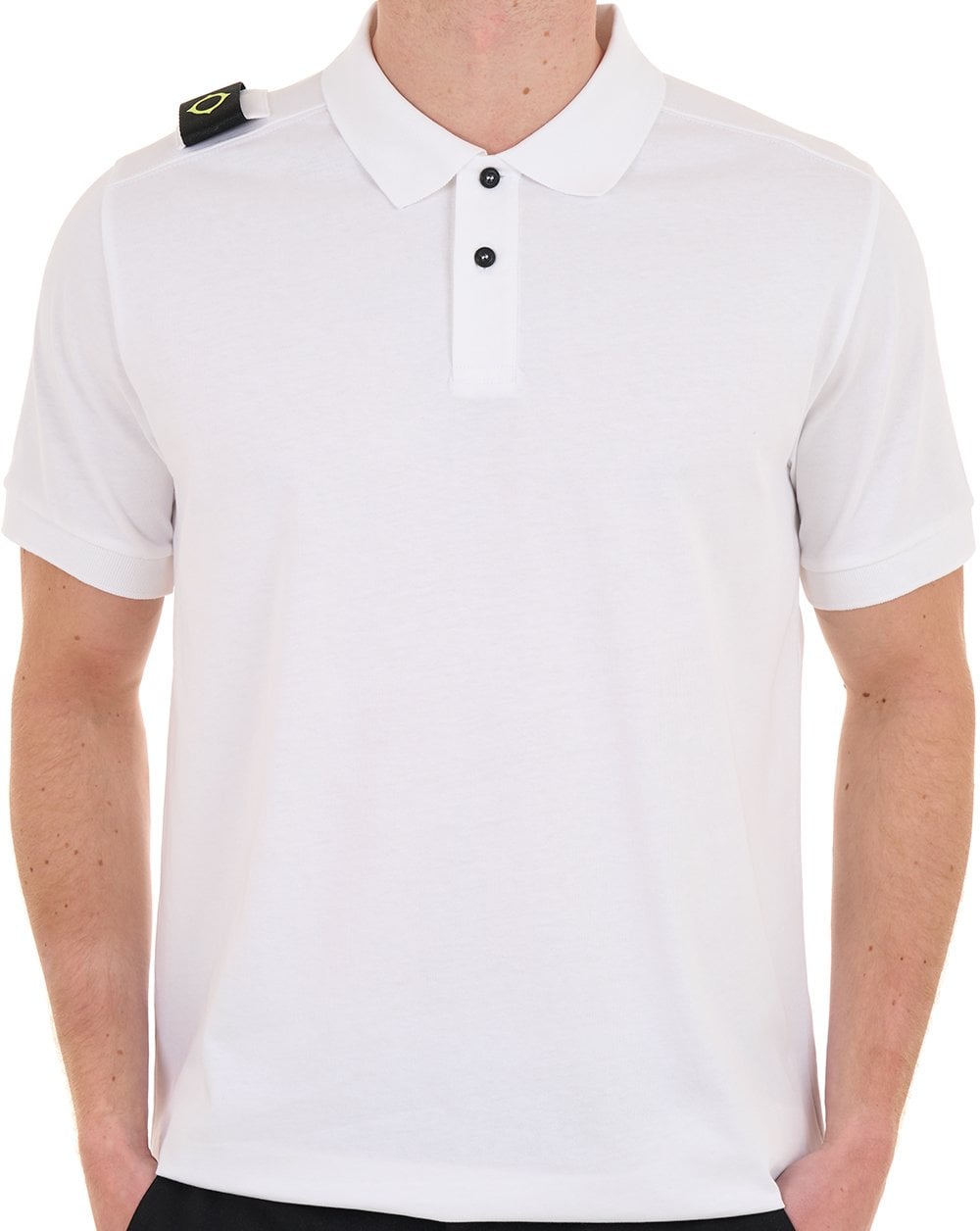 MA.STRUM Volt Jersey Polo Optic White