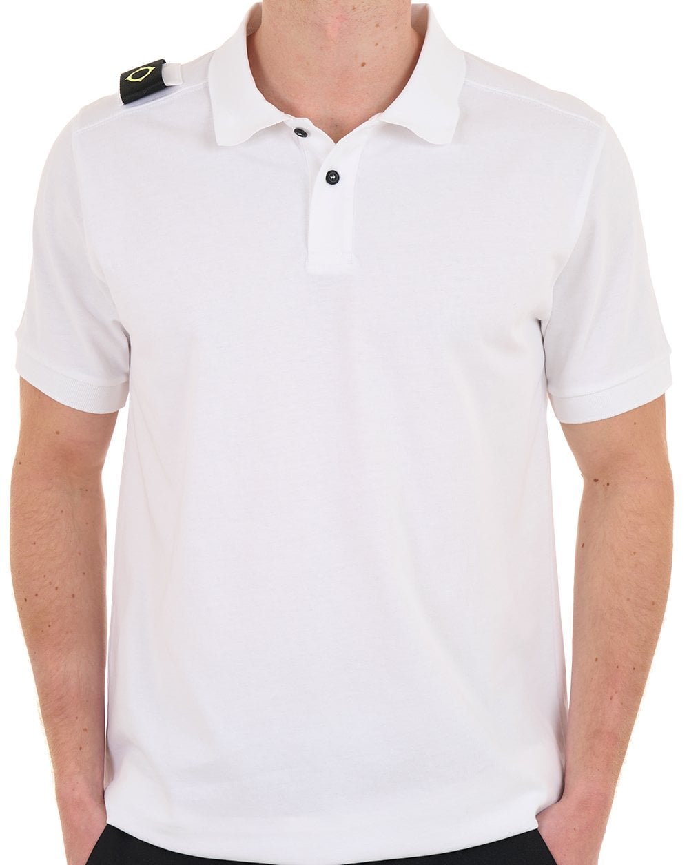 MA.STRUM Volt Jersey Polo Optic White