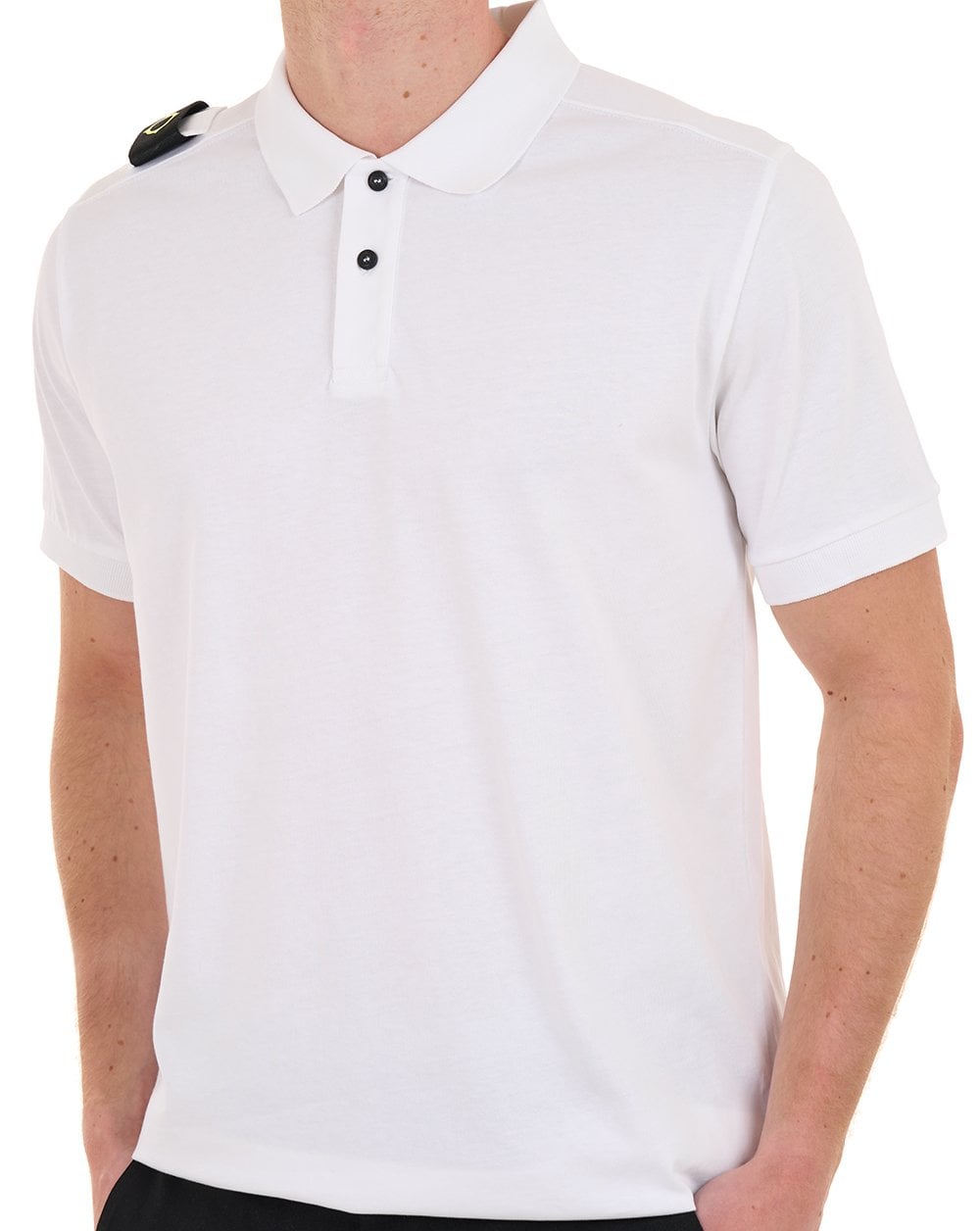 MA.STRUM Volt Jersey Polo Optic White