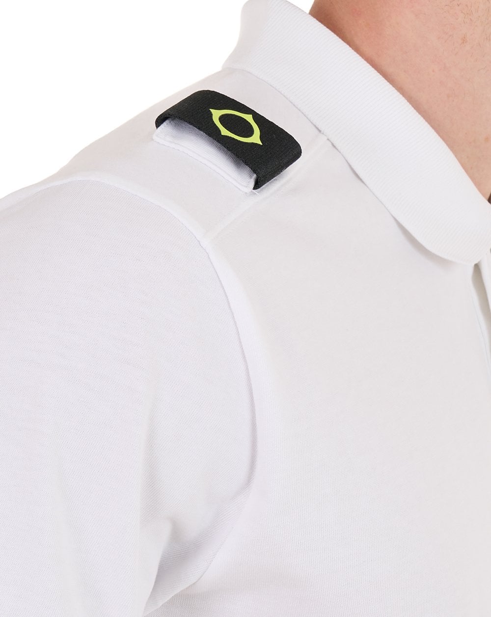 MA.STRUM Volt Jersey Polo Optic White