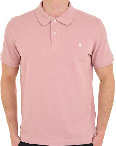 Benetton Polo Shirt Dusky Pink