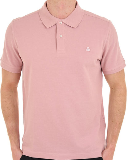 Benetton Polo Shirt Dusky Pink