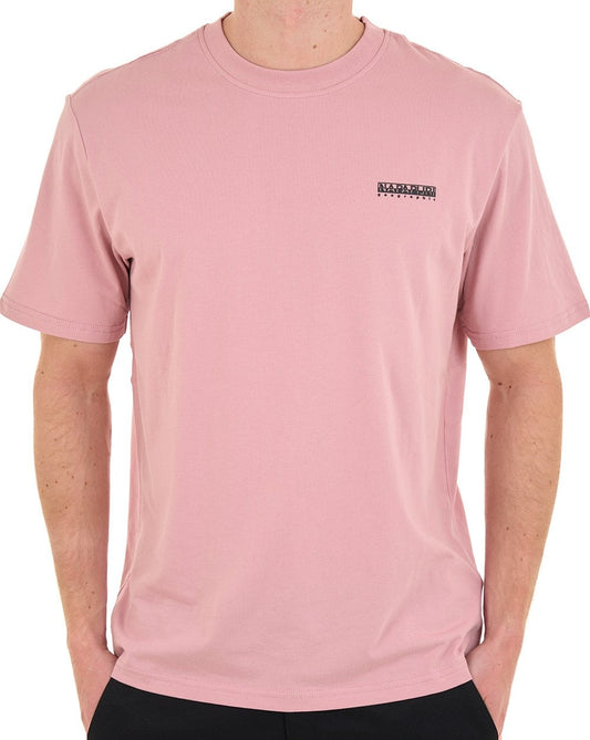 Napapijri Small Box T Shirt Dusky Pink