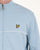 Lyle & Scott Piped Full Zip Track Top Opal Blue