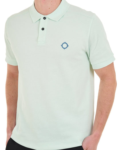 MA.STRUM Pique Polo Frost
