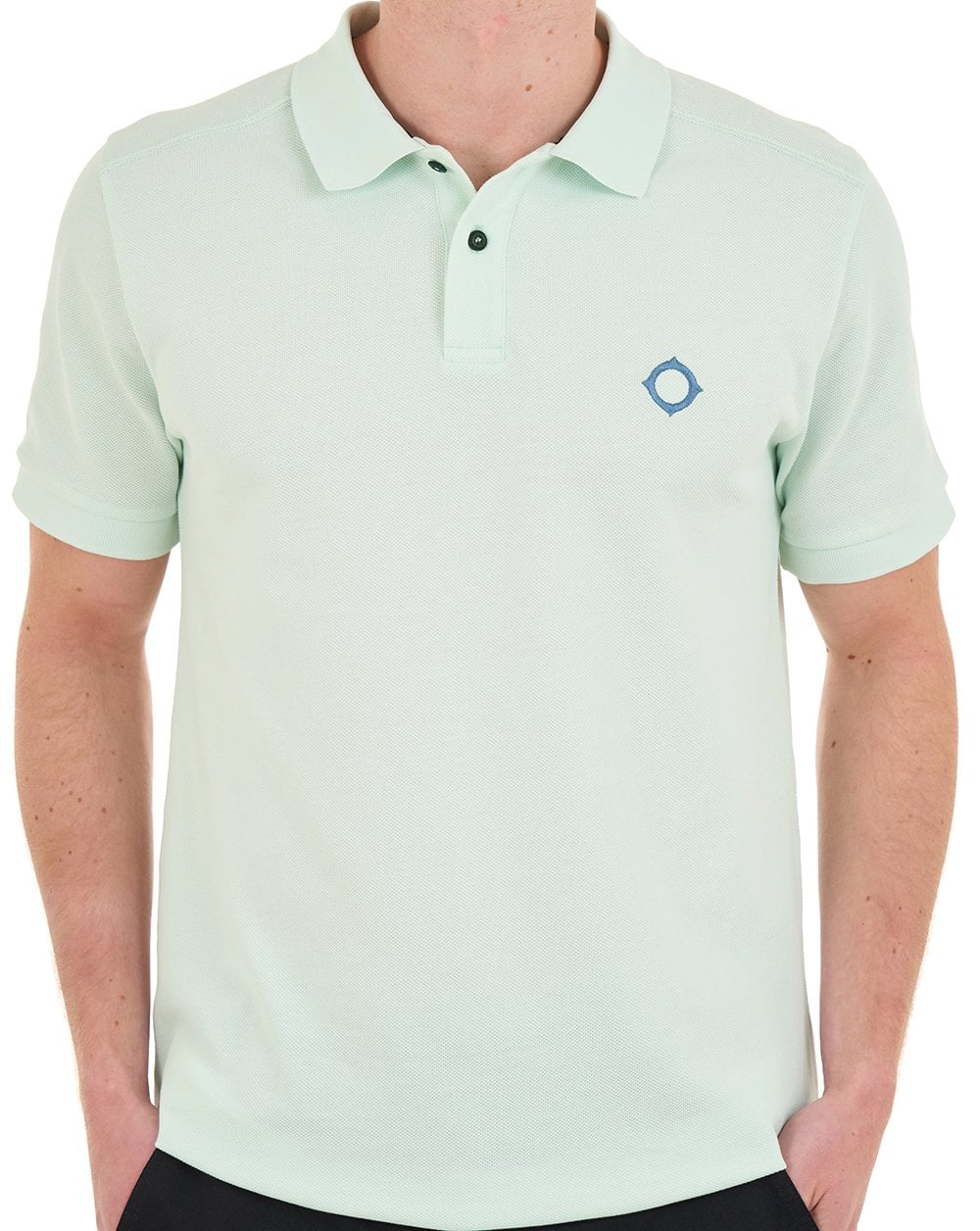 MA.STRUM Pique Polo Frost