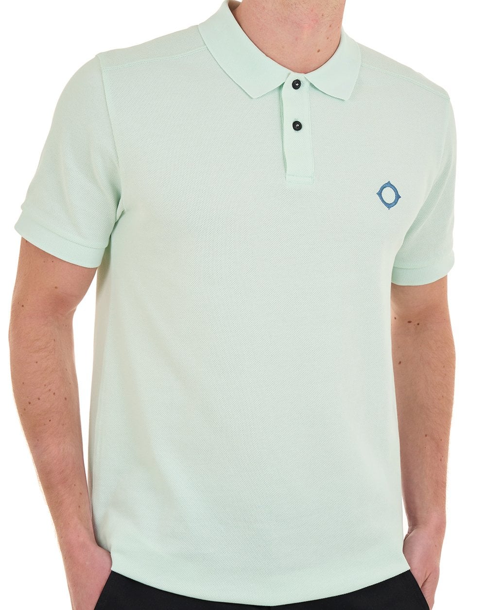 MA.STRUM Pique Polo Frost