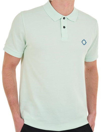 MA.STRUM Pique Polo Frost