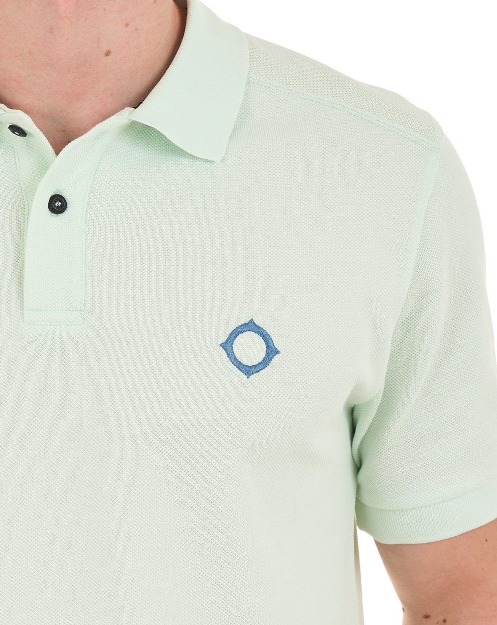 MA.STRUM Pique Polo Frost